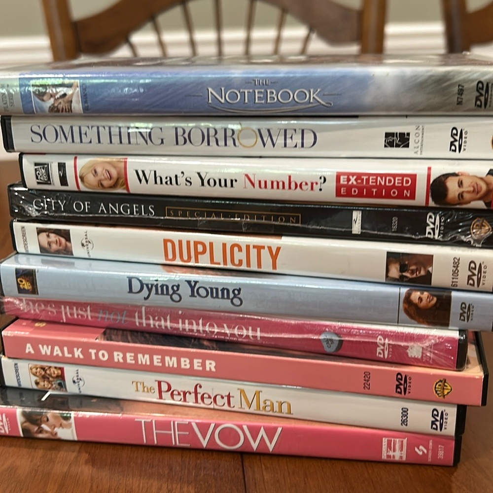 Lot of 10 Classic Romance DVDs movies | The Notebook, the vow, walk to remember - Picture 2 of 4